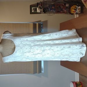 White Asymmetrical Lenght Dress for that Special Event Size 22/24 by Modamix